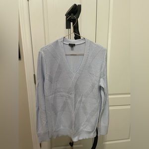 Baby blue. Long sleeve sweater.